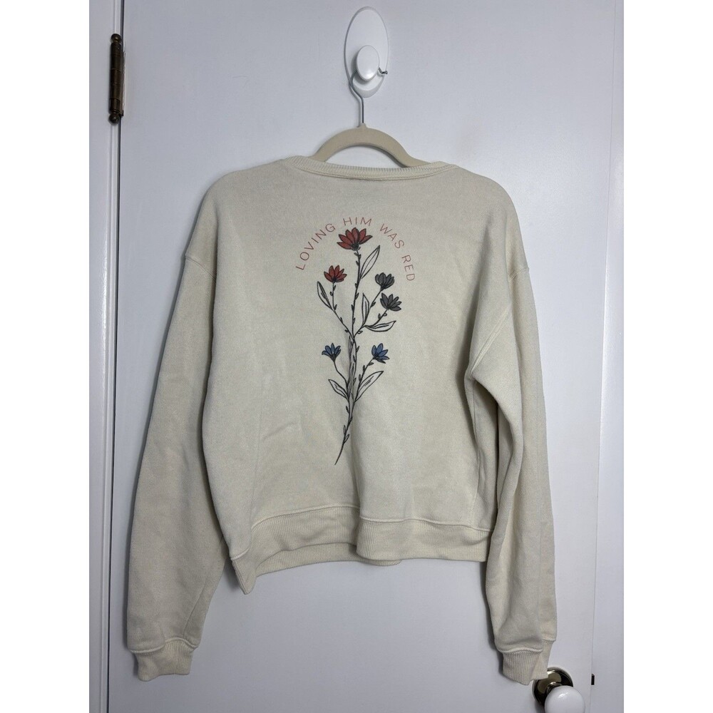 Taylor Swift Loving Him Was Red Crewneck Small Official Merchandise